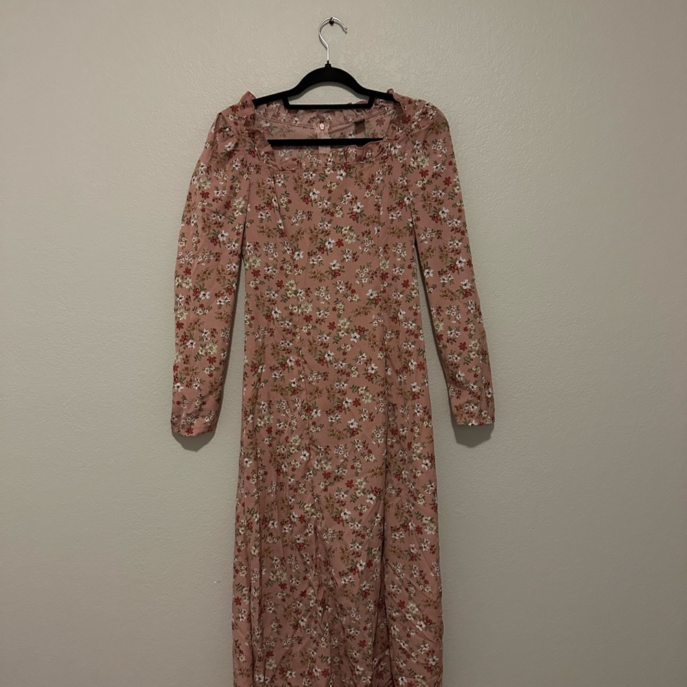 Floral Pink Women's Dress
